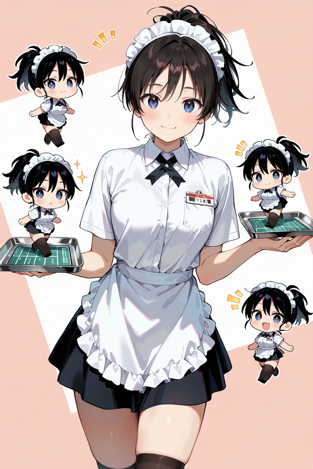 ちびキャラウェイトレスさん Z127