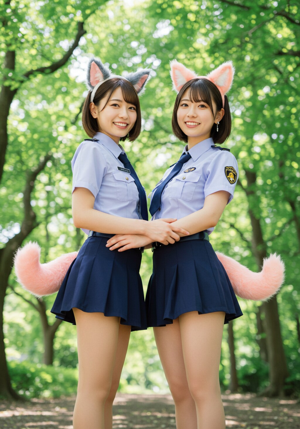 婦警になったタヌキ