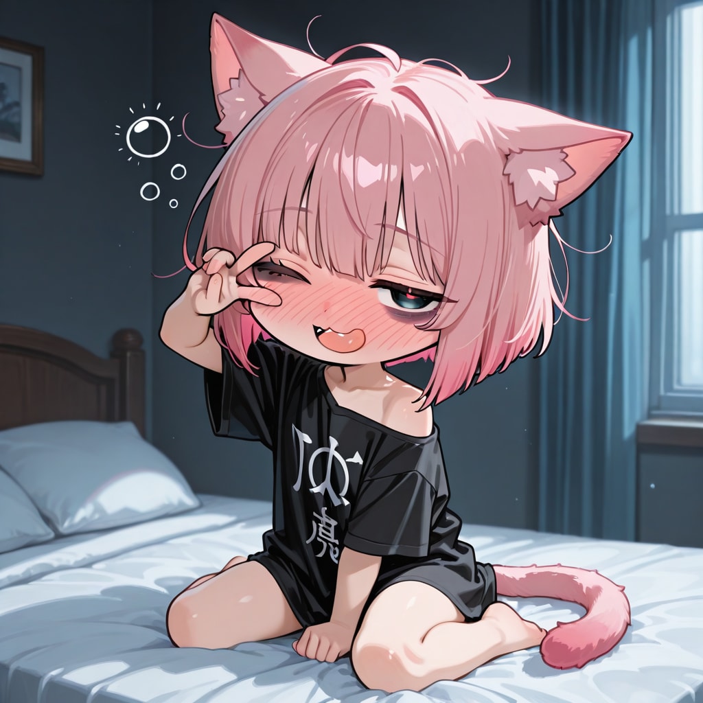 にいちゃん、おはぎゃるぴーす…✌️