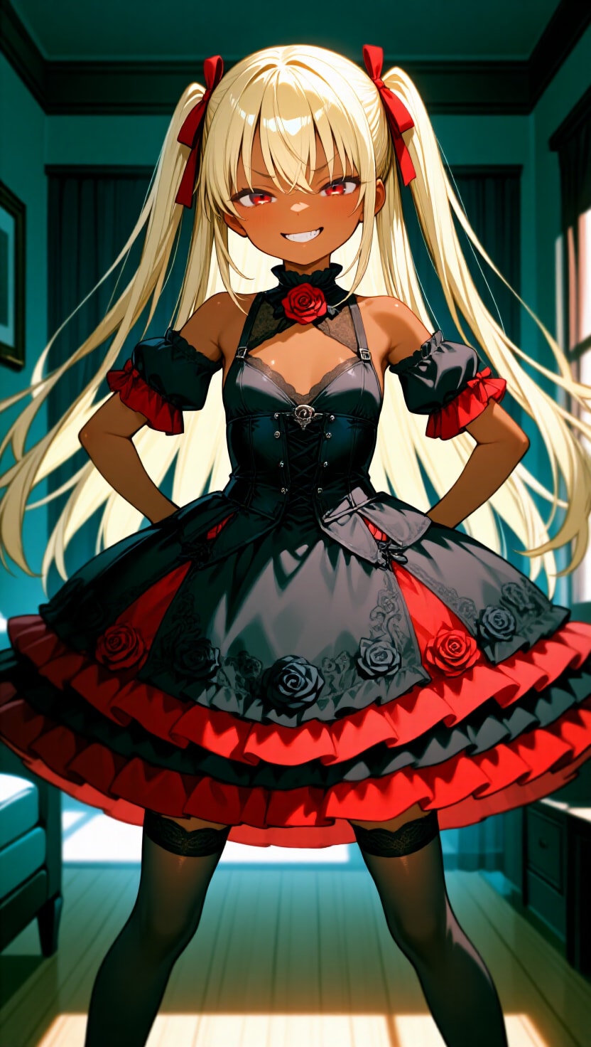 金髪褐色娘 ロゼッタちゃん | の人気AIイラスト・グラビア