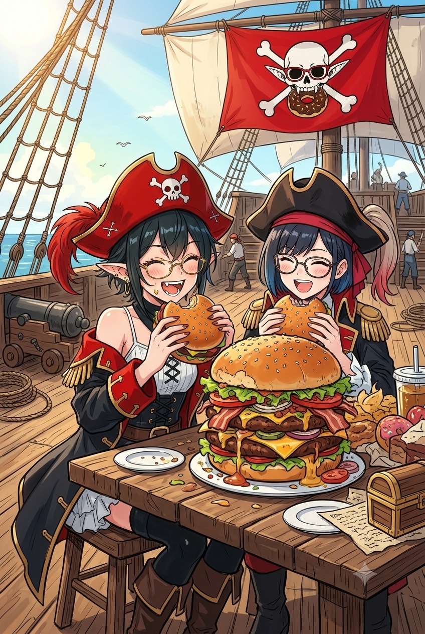 おやつにハンバーガー🍔
