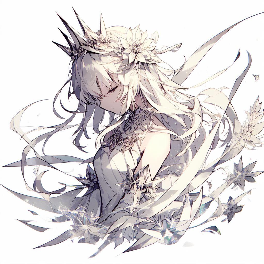 白いお姫様