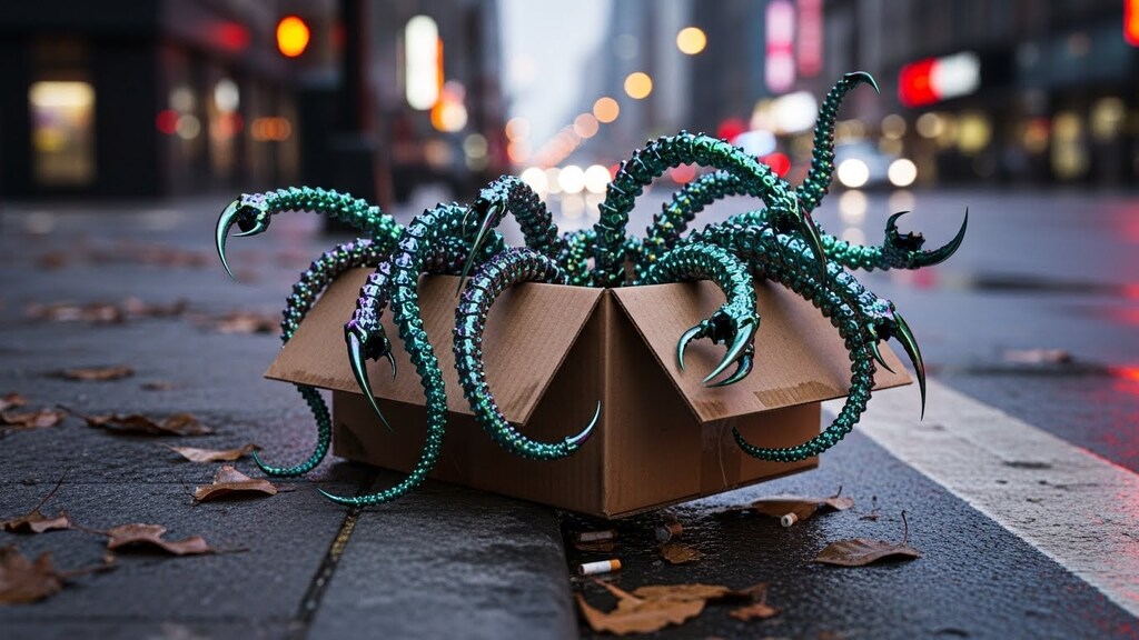 箱入り金属触手