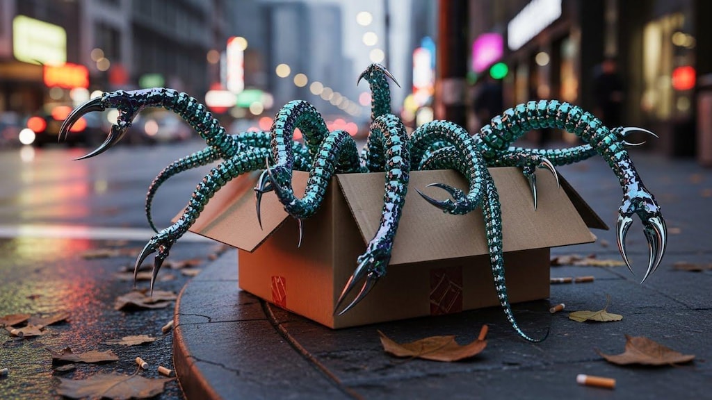 箱入り金属触手