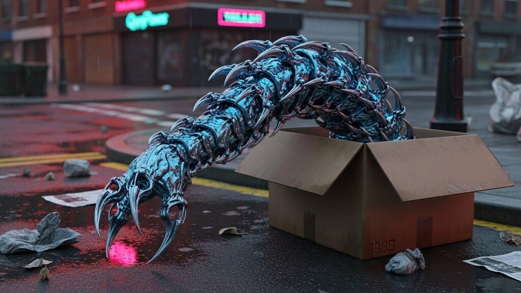 箱入り金属触手