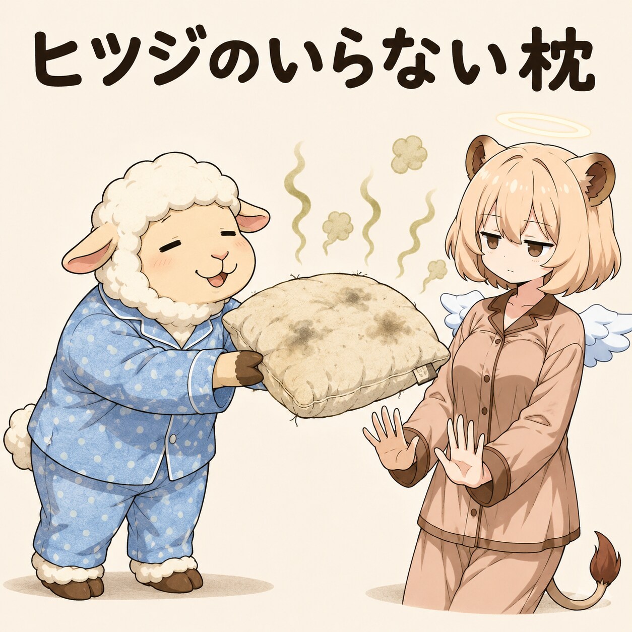 ヒツジのいらない枕