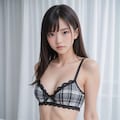 チェック柄女子、撮影会に臨む。 4枚目