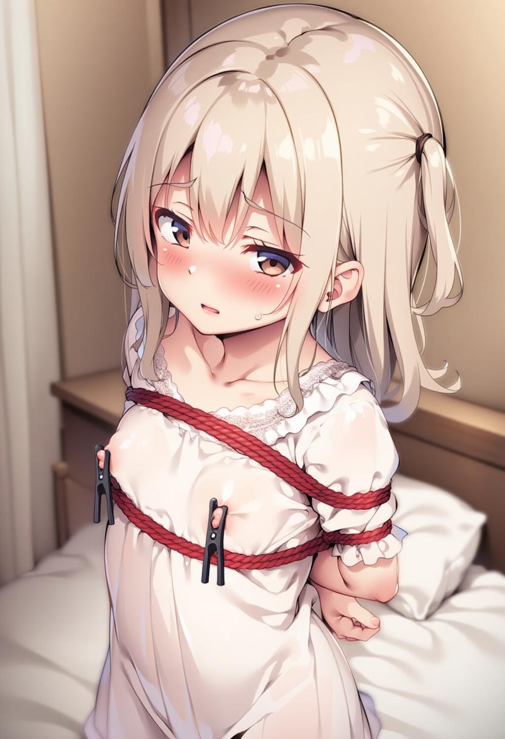 今から乳首いじめられちゃうんだ・・♡