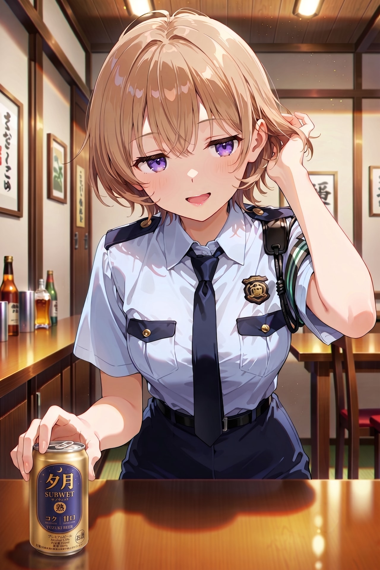 ジト目婦警さんとビール ～乾さつきのドライな日常～ Z716