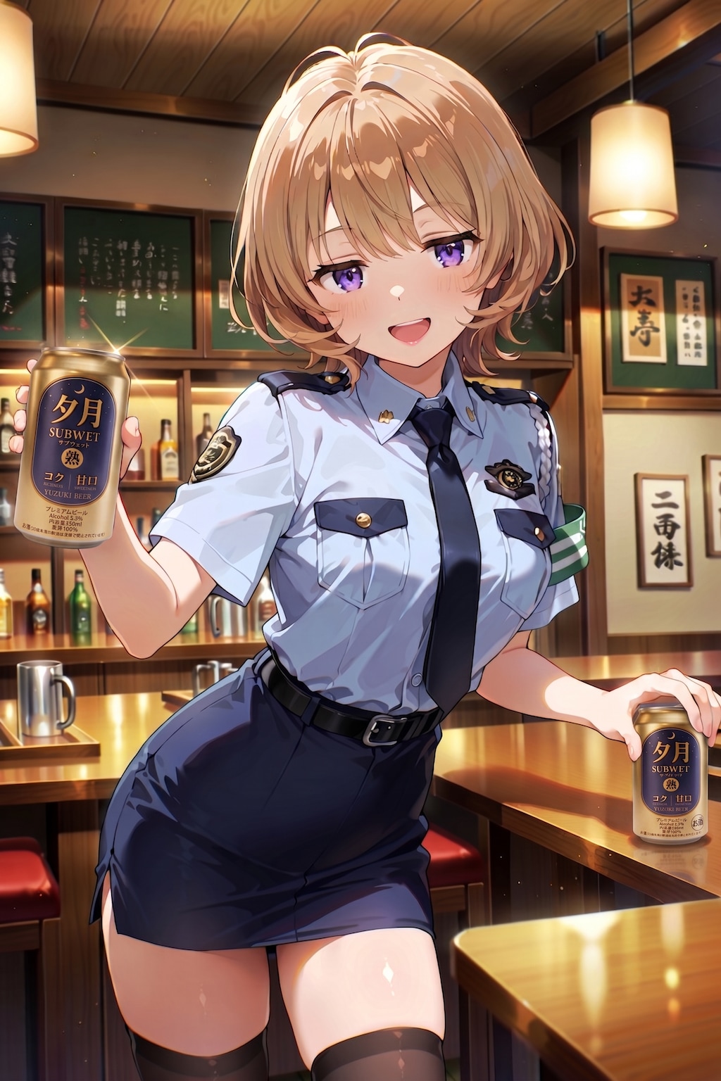 ジト目婦警さんとビール ～乾さつきのドライな日常～ Z716