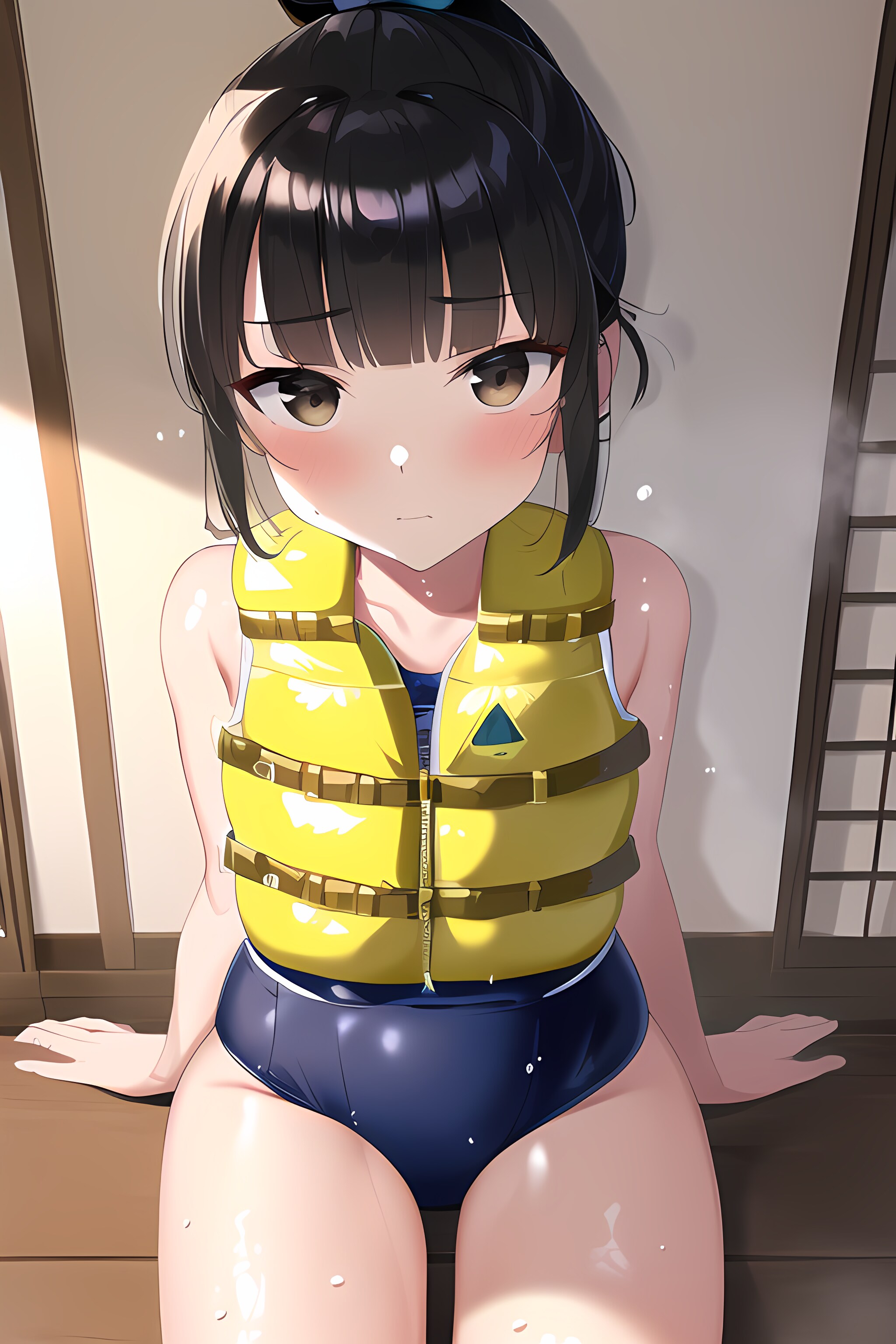 ジロジロ見ないでよ…!!