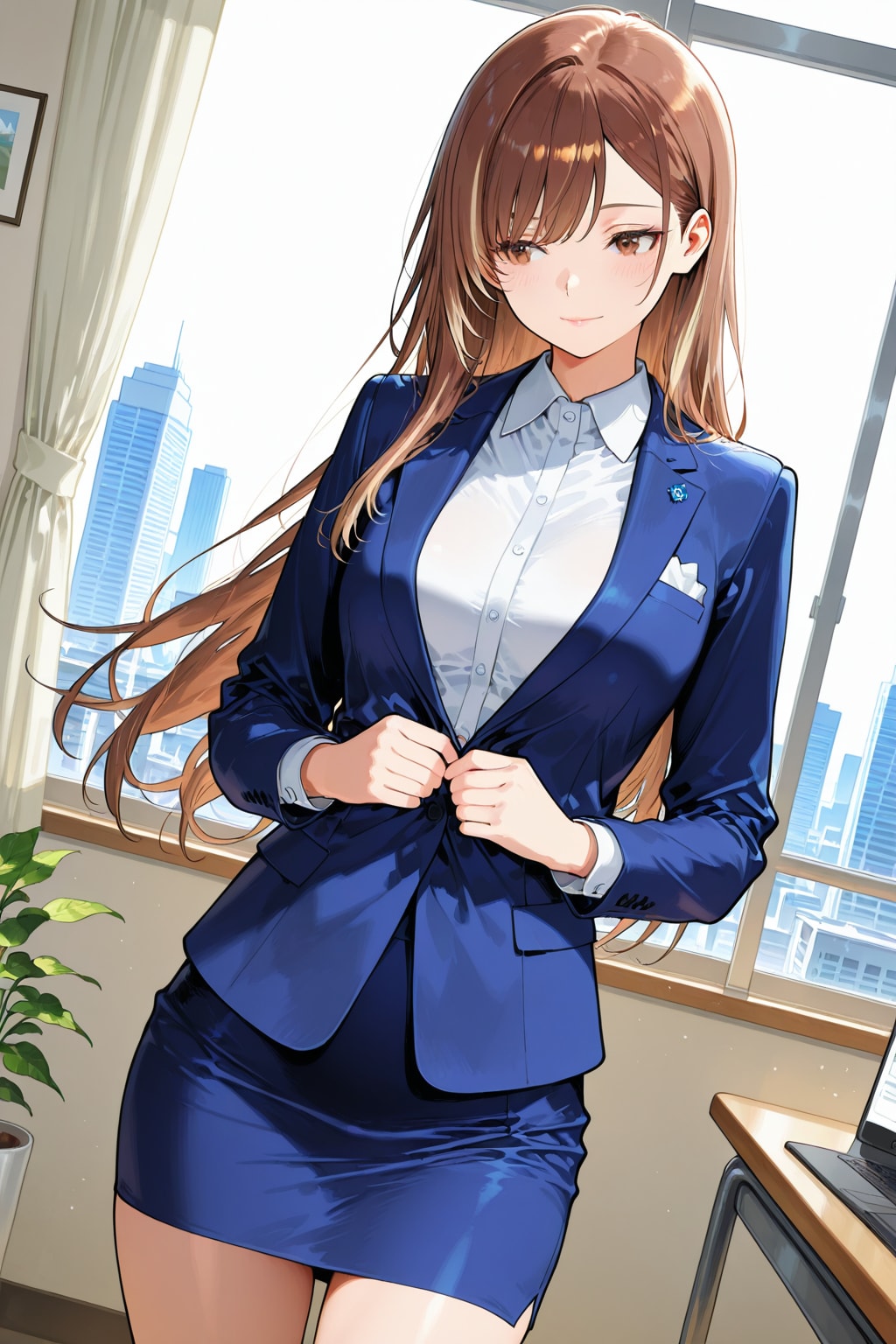 青スーツの聖騎士さん