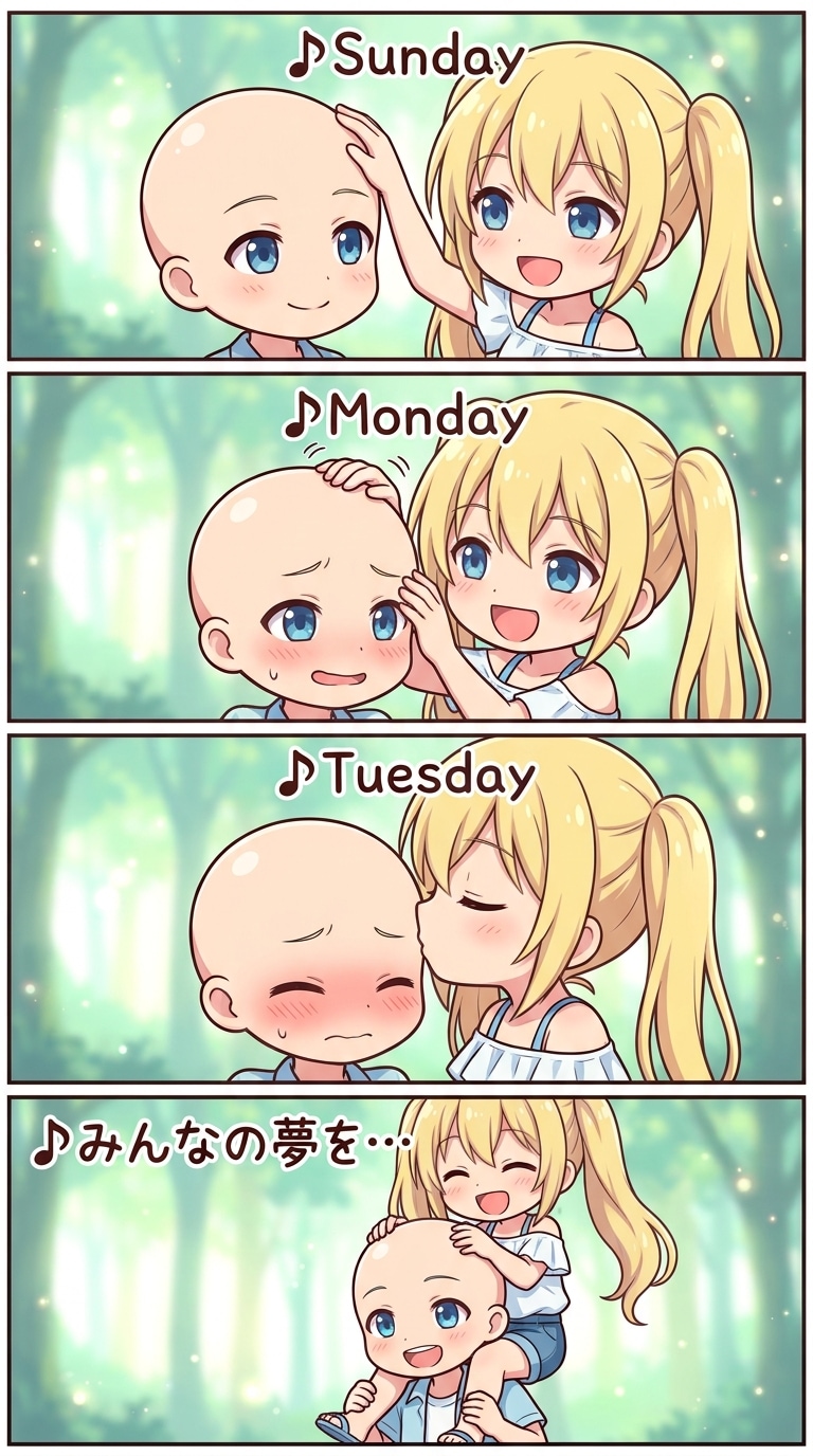 Sunday, Monday, Tuesday ... | の人気AIイラスト・グラビア