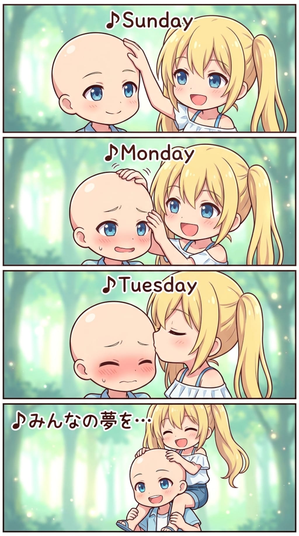 Sunday, Monday, Tuesday ...
