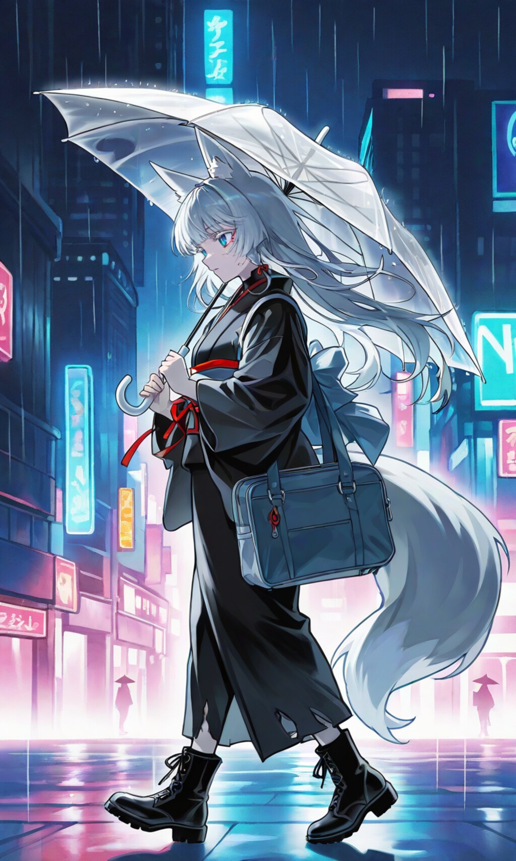 歩くキツネさん