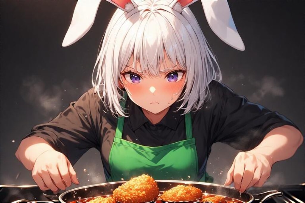 唐揚げ揚げウサギ