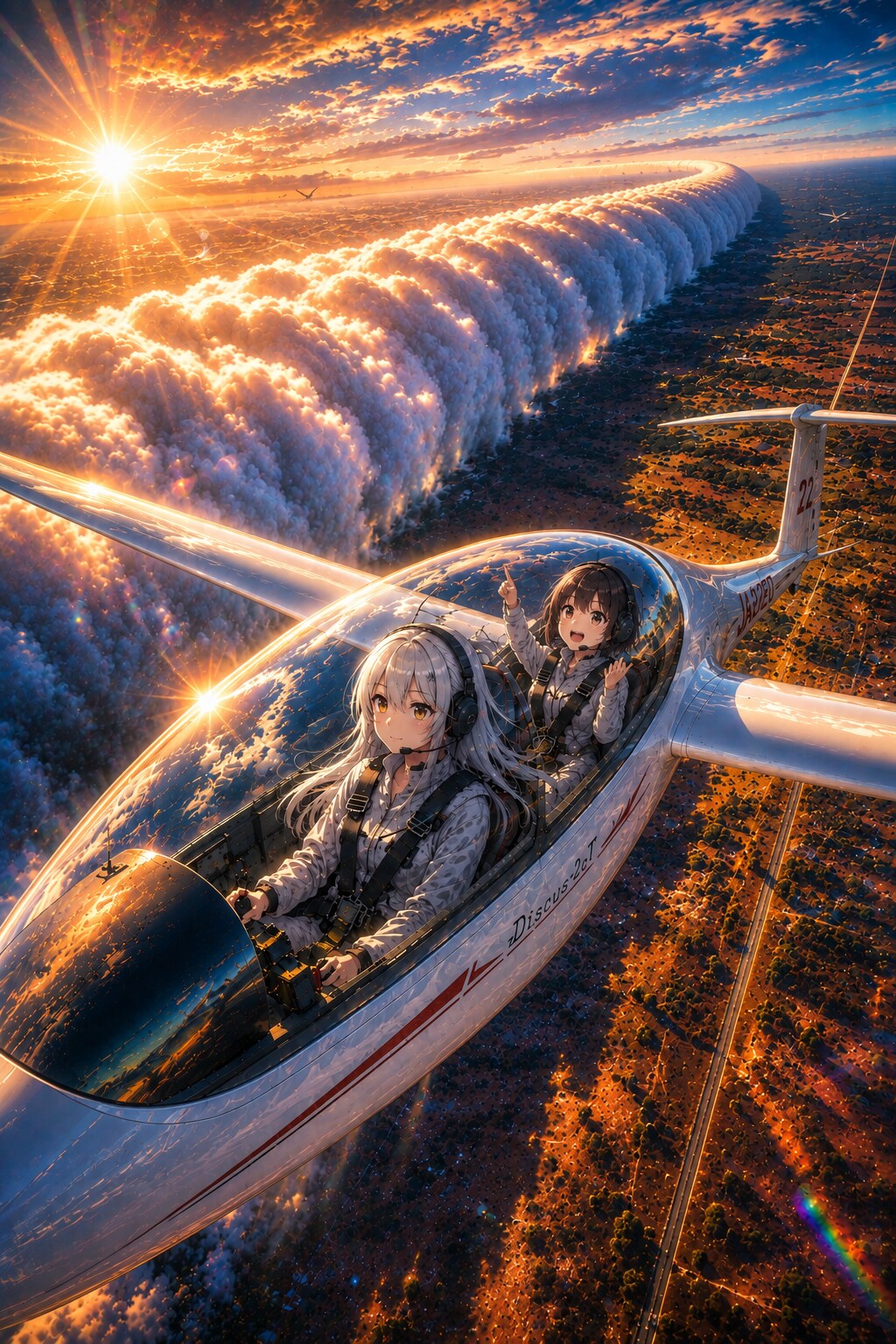 朝焼けの雲龍 ― モーニング・グローリーを駆ける翼 ―