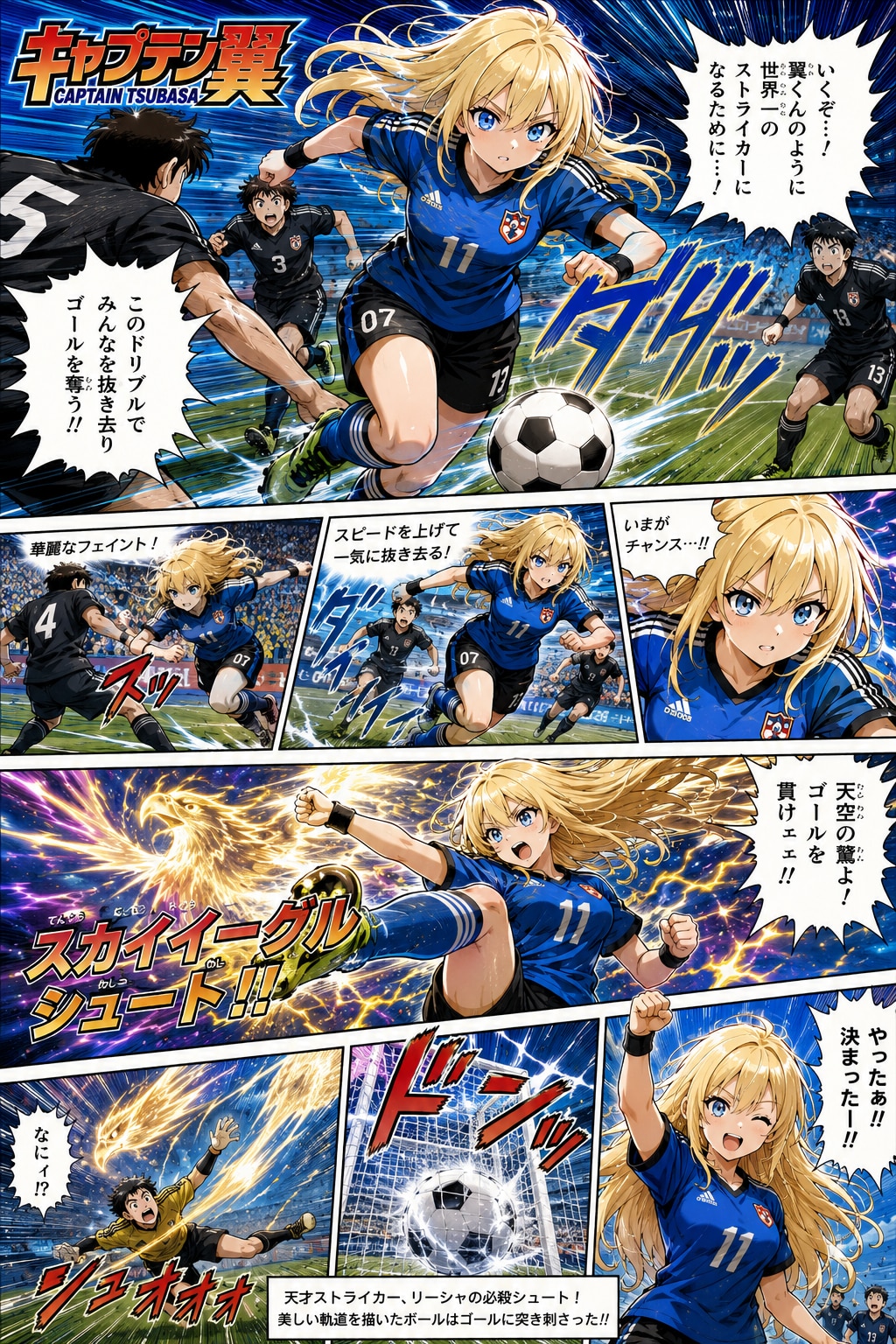 ちちぷいちゃん蹴球漫画②