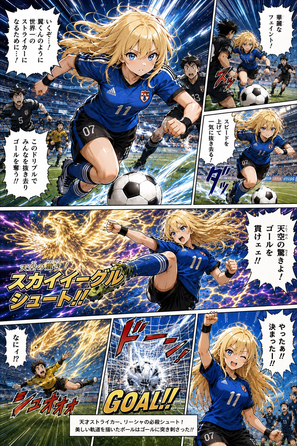ちちぷいちゃん蹴球漫画②