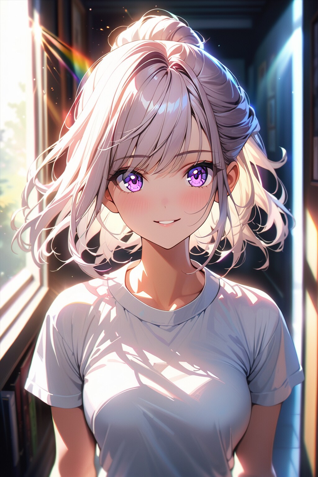 （５２５HQ）銀髪ちゃん白シャツ