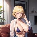 金髪美女とマイクロビキニ 3枚目