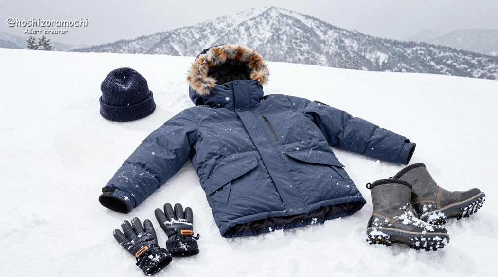 極寒に立ち向かう装備🧥