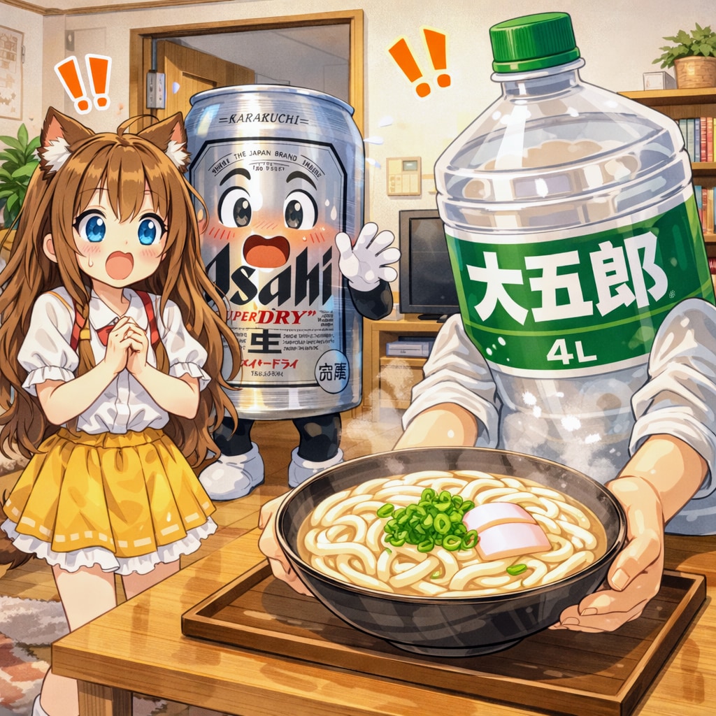 実家で知らん人がうどんを打っていた小さな女の子