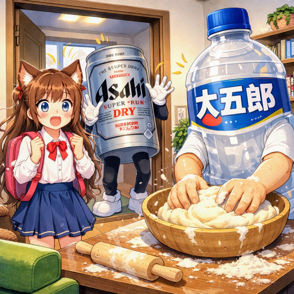 実家で知らん人がうどんを打っていた小さな女の子