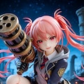 異世界制服少女達　メカ娘　ガトリングガン使いの魔法少女　アクリルドールフィギュア 4枚目