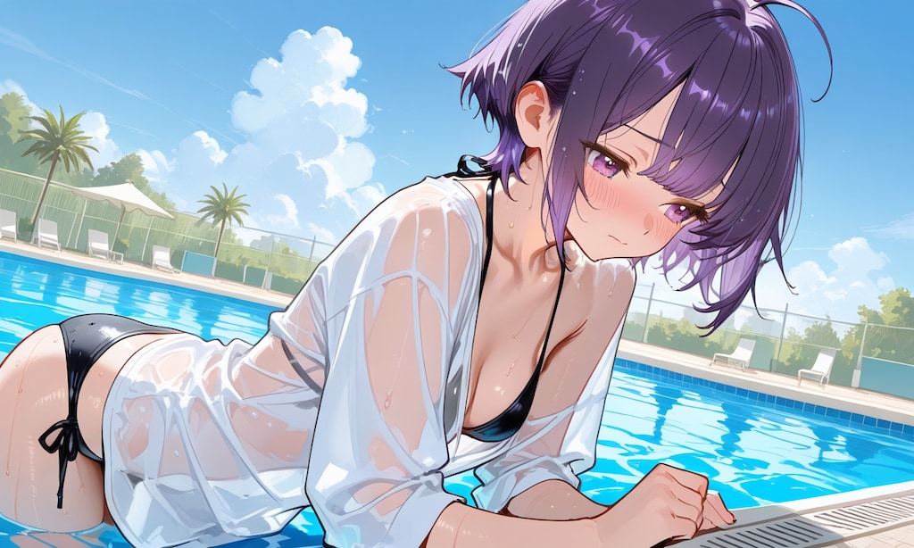プールサイド