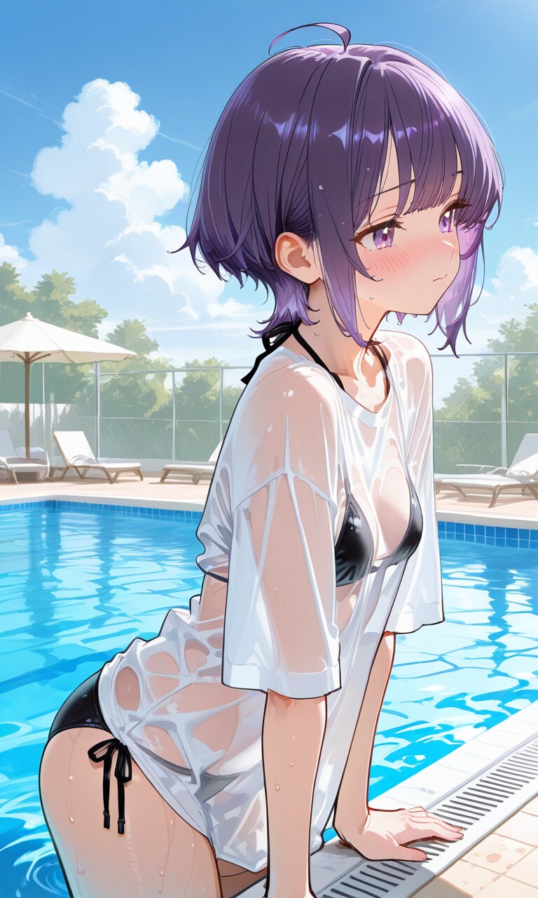 プールサイド