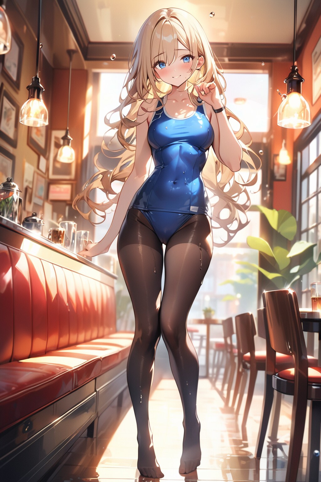 金髪スク水タイツ３