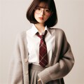眼鏡女子 楓のお試し 3枚目