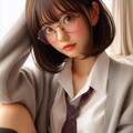 眼鏡女子 楓のお試し 2枚目