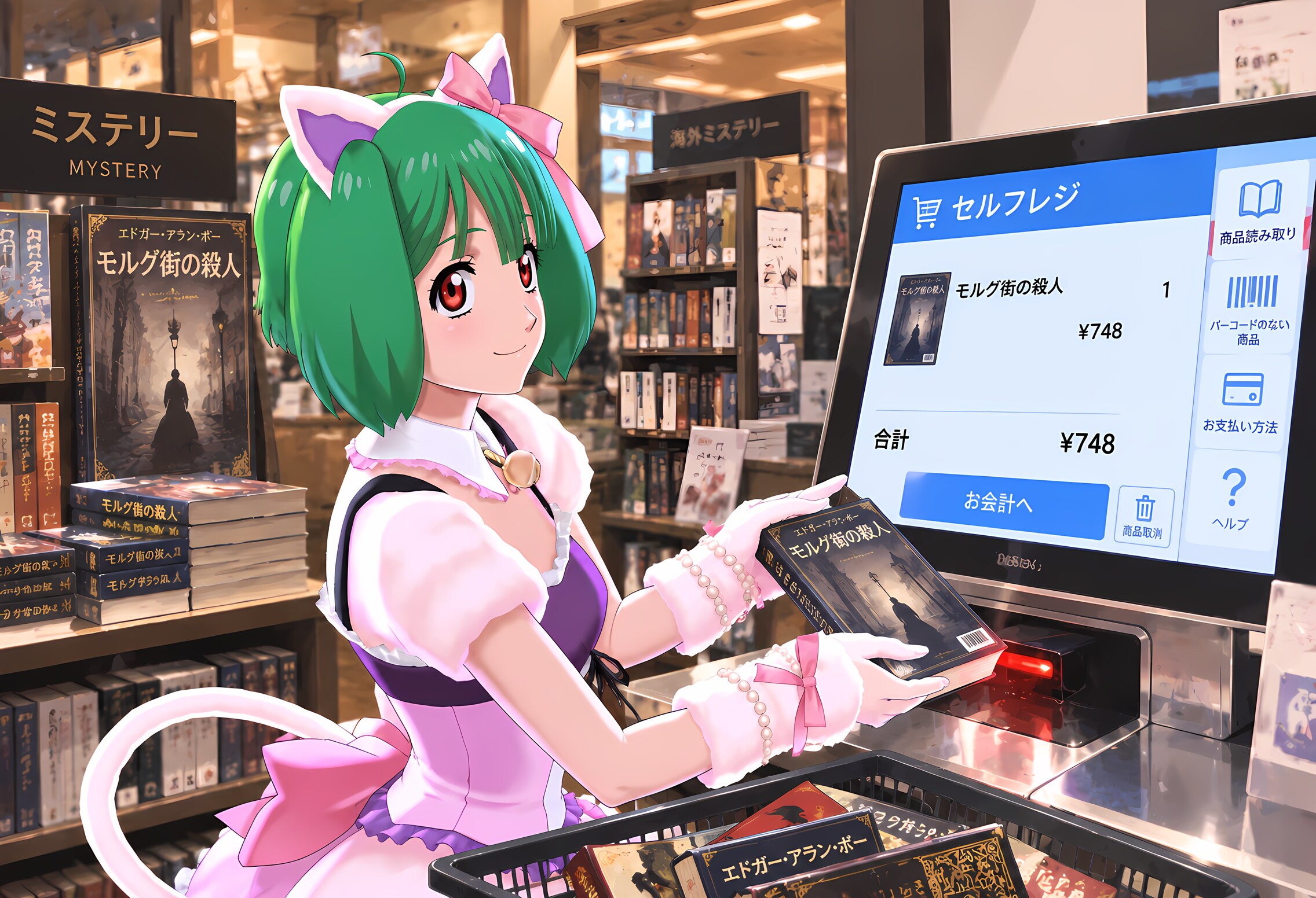 10月7日（バーコードの日、ミステリー記念日） | の人気AIイラスト・グラビア