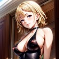 二次おっぱいポロリ246《金髪あみあみレオタード》 3枚目