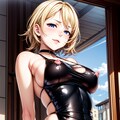 二次おっぱいポロリ246《金髪あみあみレオタード》 11枚目