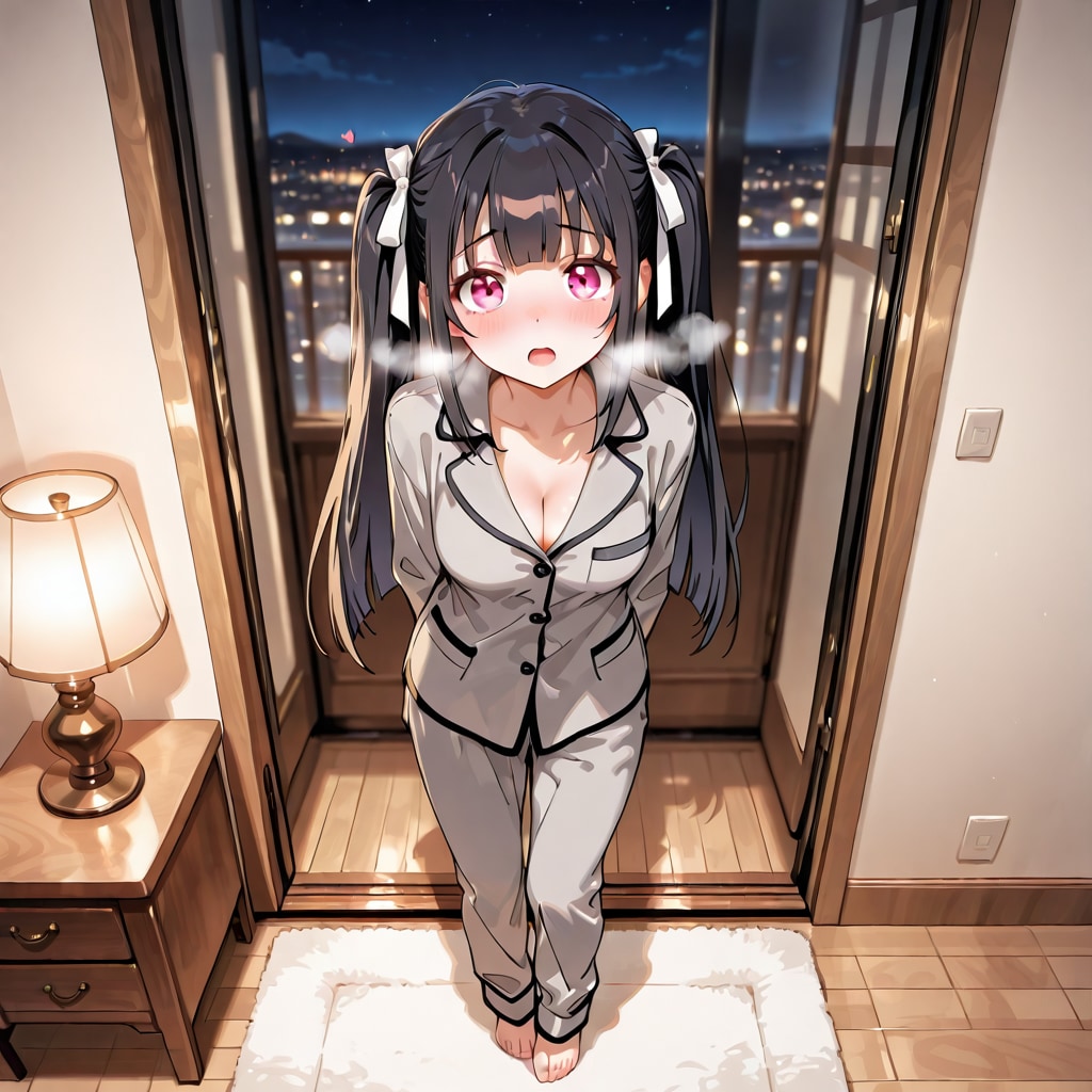 「……もう、寝ちゃうんですか？」
