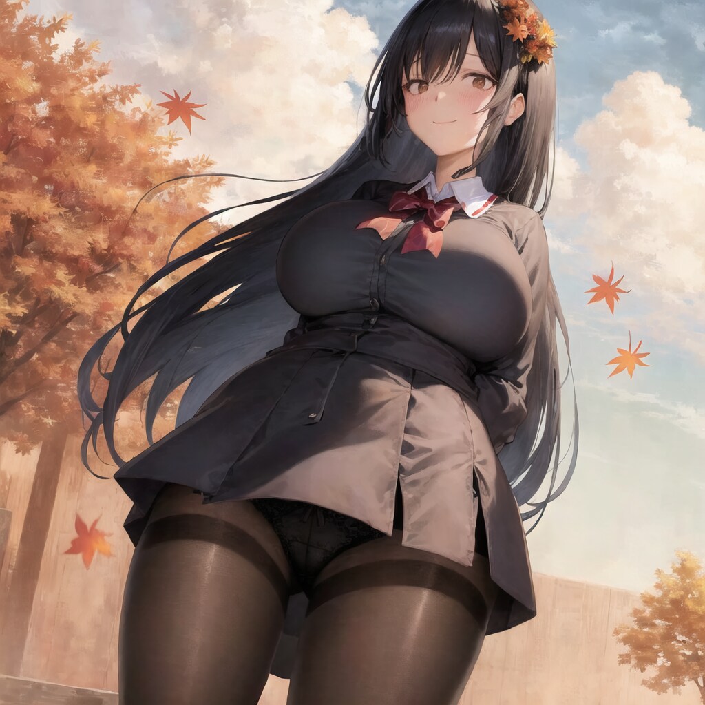 前回の秋っぽい画像の三白眼バージョン