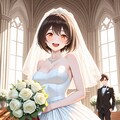 結婚式の帰り道 4枚目