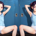 立体視・陸女っぽい胸ポチ 2枚目