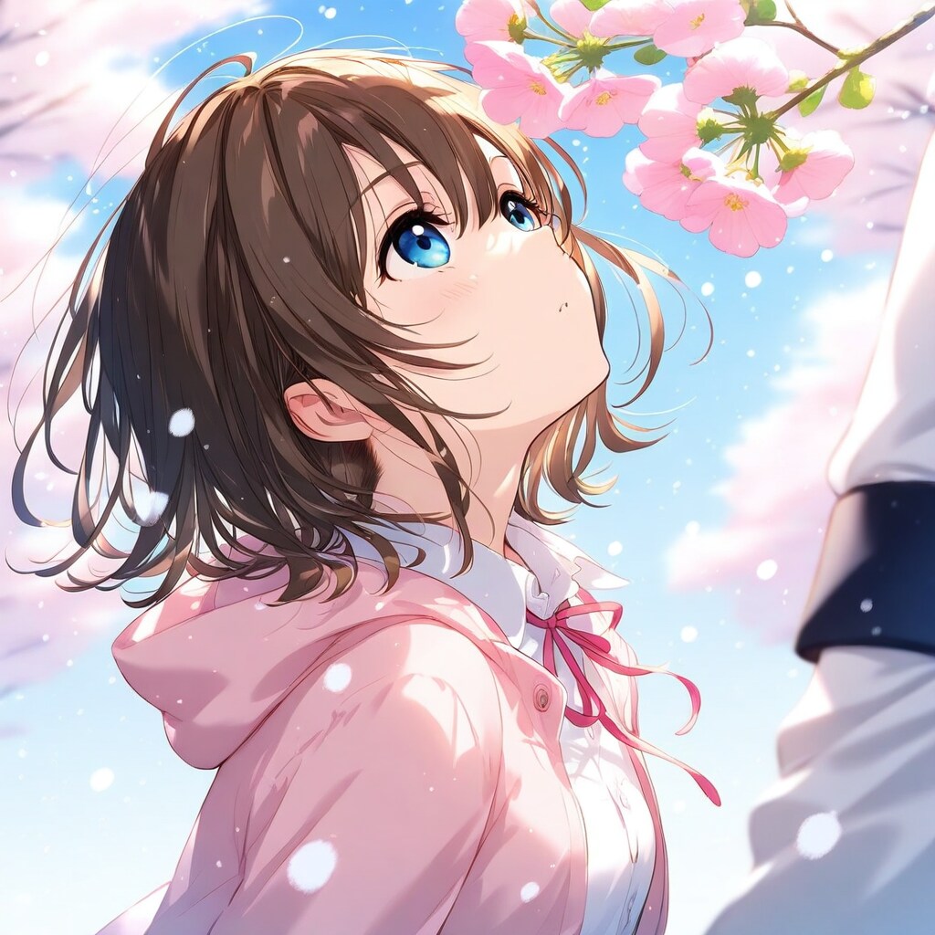 桜、ひらり