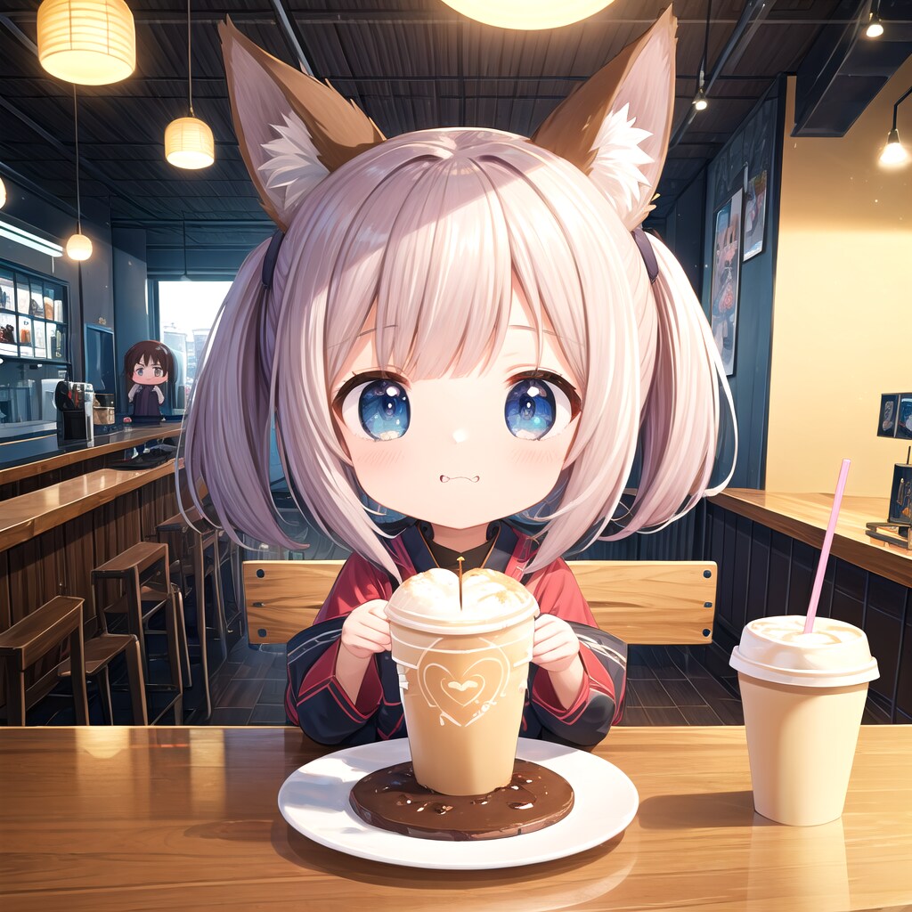 i2iで 店員さんも、ちびちゃんだった。