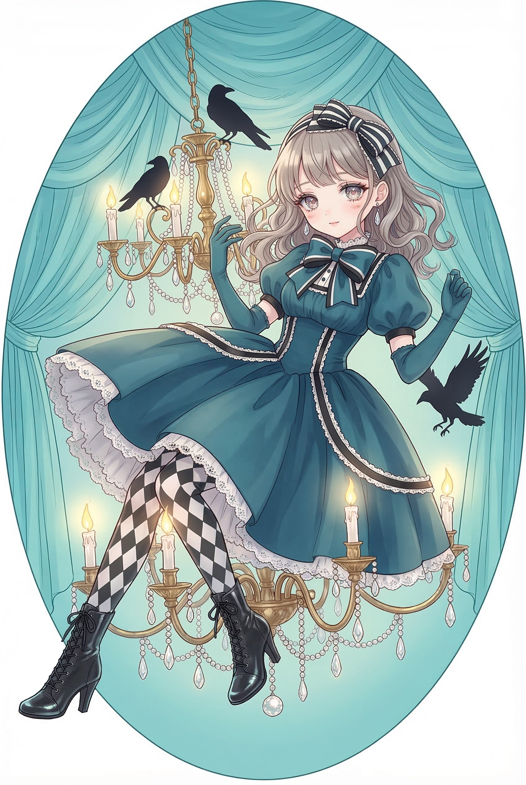 蒼夢灯の舞踏 | の人気AIイラスト・グラビア