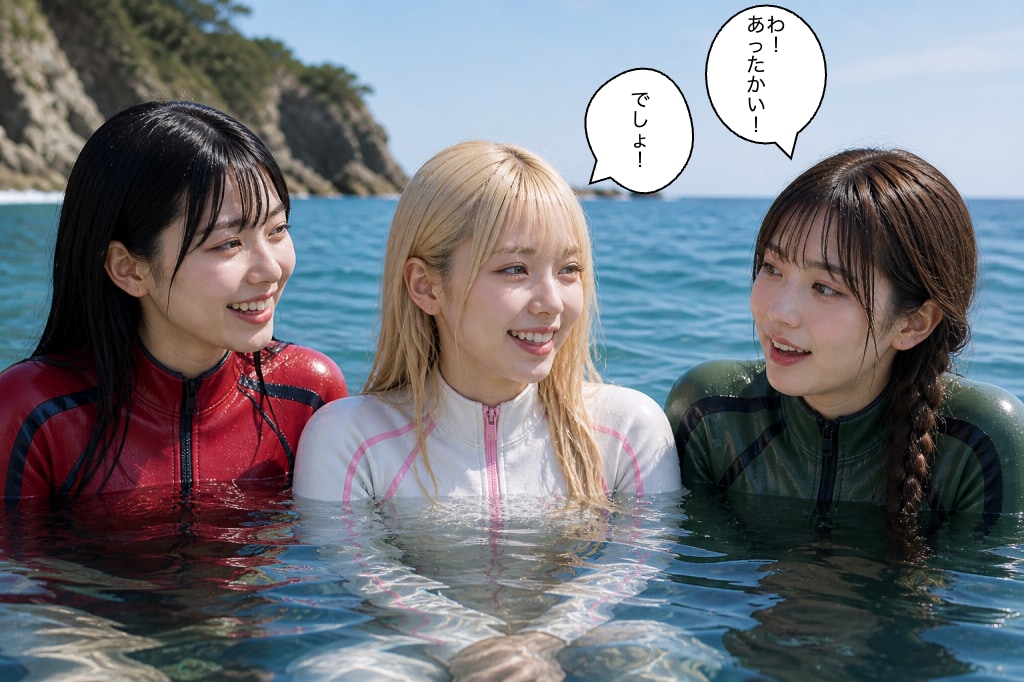 春の海中訓練
