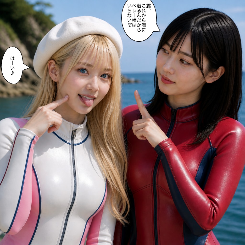 春の海中訓練
