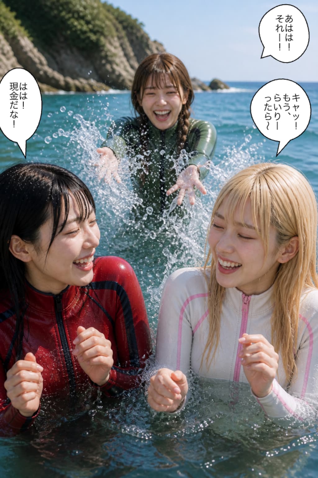 春の海中訓練