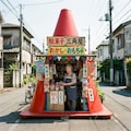 三角コーン駄菓子屋 3枚目