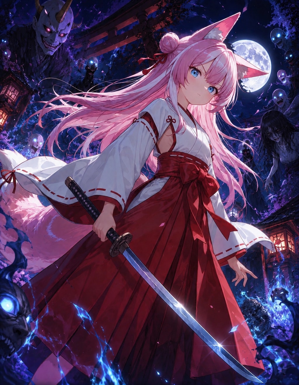 桜火様、悪霊退治
