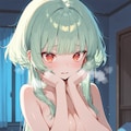 深夜にケモ耳化してしまう少女 3枚目
